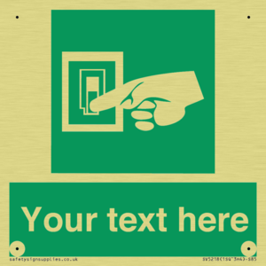 Custom Light Switch Sign